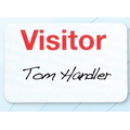 Manually Issued ONEstep TIMEbadge Expiring Badge - Visitor
